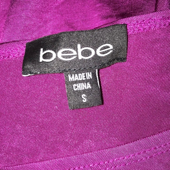 Purple Beaded Off The Shoulder Dress - Picture 7 of 7